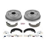 PowerStop Z26 Street Warrior Brake Upgrade Kits K15044DK-26 Rotor and Pad Combo, Warrior, Front/Rear, Cross-drilled/Slotted Rotors, Zinc Dichromate Plated, Carbon Ceramic Pads, GM, Kit thumbnail 4