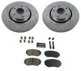 Power Stop 2019 Mazda CX-5 Front & Rear Z23 Evolution Sport Brake Kit (1x psbK7690, 1x psbK7516) thumbnail 1