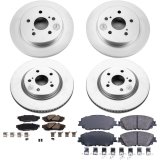 Power Stop 2019 Lexus ES350 Front & Rear Z17 Evolution Geomet Coated Brake Kit (1x psbCRK7895, 1x psbCRK8333) thumbnail 5