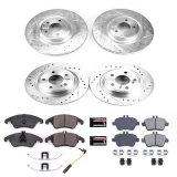 Power Stop 2018 Mercedes-Benz SLC300 Front & Rear Z23 Evolution Sport Brake Kit (1x psbK6893, 1x psbK6894) thumbnail 9