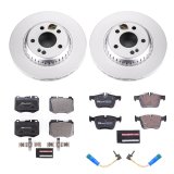 Power Stop 2018 Mercedes-Benz C350e Front & Rear Euro-Stop Brake Kit (1x psbESK8047, 1x psbESK7969) thumbnail 5