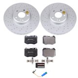 Power Stop 2018 Mercedes-Benz C350e Front & Rear Euro-Stop Brake Kit (1x psbESK8047, 1x psbESK7969) thumbnail 9