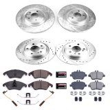 Power Stop 2017 Mercedes-Benz SLC300 Front & Rear Z23 Evolution Sport Brake Kit (1x psbK6895, 1x psbK6893) thumbnail 9