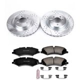 Power Stop 2017 Land Rover Discovery Front & Rear Z23 Evolution Sport Brake Kit (1x psbK7079, 1x psbK7174) thumbnail 2