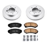 PowerStop Z17 Evolution Plus GEOMET Coated Brake Kits CRK4311 Rotor and Pad Combos, Geomet Coated, Front and Rear, Solid Surface Rotors, Ceramic Pads, for use on Honda®, Isuzu, Kit thumbnail 5