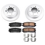PowerStop Z17 Evolution Plus GEOMET Coated Brake Kits CRK4311 Rotor and Pad Combos, Geomet Coated, Front and Rear, Solid Surface Rotors, Ceramic Pads, for use on Honda®, Isuzu, Kit thumbnail 6