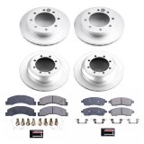 Power Stop 1999 Ford F-350 Super Duty Front & Rear Z17 Evolution Geomet Coated Brake Kit (1x psbCRK1889, 1x psbCRK1885) thumbnail 6