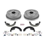 PowerStop Z23 Evolution Sport Disc and Drum Brake Upgrade Kits K15019DK Kits, Z23, Drilled/Slotted, 11.02 in. Rotor, Natural, Hardware, Carbon Ceramic, 9.48 in. Drum, Chevy, Buick, Olds, Pontiac, GMC, Kit thumbnail 3