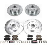 Power Stop 16-19 Hyundai Sonata Front & Rear Z23 Evolution Sport Brake Kit (1x psbK7353, 1x psbK7505) thumbnail 9