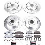 Power Stop 16-19 Honda Pilot Front & Rear Z36 Truck & Tow Brake Kit (1x psbK7727-36, 1x psbK7352-36) thumbnail 4
