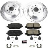 Power Stop 16-19 Honda Pilot Front & Rear Z23 Evolution Sport Brake Kit (1x psbK7352, 1x psbK7727) thumbnail 9