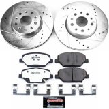 Power Stop 16-19 Chevrolet Camaro Front & Rear Z26 Street Warrior Brake Kit (1x psbK7295-26, 1x psbK7289-26) thumbnail 1