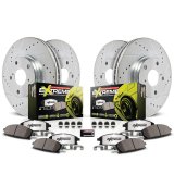 Power Stop 16-18 BMW 320i xDrive Front & Rear Z26 Street Warrior Brake Kit (1x psbK6672-26, 1x psbK6653-26) thumbnail 1