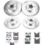 Power Stop 16-18 BMW 320i xDrive Front & Rear Z26 Street Warrior Brake Kit (1x psbK6672-26, 1x psbK6653-26) thumbnail 2