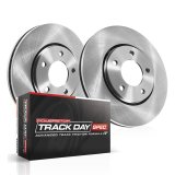 PowerStop Track Day Spec High Performance Brake Kits TDSK7253 Rotor and Pad Combo, Platform Specific, Front/Rear, Solid Surface Rotors, Carbon Fiber Metallic Pads, Volkswagen, Kit thumbnail 3