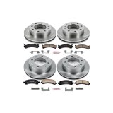 PowerStop Z17 Evolution Plus Stock Replacement Brake Kits for 2003-2020 EXPRESS 3500, 2007-2020 SAVANA 3500 - KOE2072 Pads/Rotors, Front/Rear, Solid Surface Rotors, Ceramic Pads, Chevy, GMC, Kit thumbnail 3