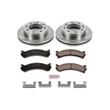 PowerStop Z17 Evolution Plus Stock Replacement Brake Kits for 2003-2020 EXPRESS 3500, 2007-2020 SAVANA 3500 - KOE2072 Pads/Rotors, Front/Rear, Solid Surface Rotors, Ceramic Pads, Chevy, GMC, Kit thumbnail 6