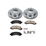 PowerStop Z17 Evolution Plus Stock Replacement Brake Kits for 2003-2020 EXPRESS 3500, 2007-2020 SAVANA 3500 - KOE2072 Pads/Rotors, Front/Rear, Solid Surface Rotors, Ceramic Pads, Chevy, GMC, Kit thumbnail 7