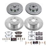 Power Stop 13-19 Lexus GS350 Front & Rear Z26 Street Warrior Brake Kit (1x psbK6514-26, 1x psbK6355-26) thumbnail 4