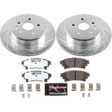 Power Stop 13-19 Lexus GS350 Front & Rear Z26 Street Warrior Brake Kit (1x psbK6514-26, 1x psbK6355-26) thumbnail 7