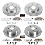 Power Stop 13-18 Nissan Sentra Front & Rear Z26 Street Warrior Brake Kit (1x psbK6961-26, 1x psbK098-26) thumbnail 4