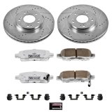 Power Stop 13-18 Nissan Sentra Front & Rear Z26 Street Warrior Brake Kit (1x psbK6961-26, 1x psbK098-26) thumbnail 9