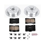 Power Stop 10-15 Lexus RX350 Front & Rear Z23 Evolution Sport Brake Kit (1x psbK5864, 1x psbK4713) thumbnail 2