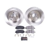 PowerStop Autospecialty Stock Replacement Disc and Drum Brake Kits KOE15250DK Kits, Replacement, Solid Surface Front Rotors, 9.000 in. Rear Diameter, Pads Shoes, Dodge, Jeep, Kit thumbnail 8