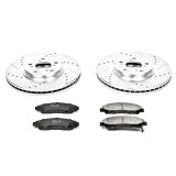 Power Stop 07-13 Acura MDX Front & Rear Z23 Evolution Sport Brake Kit (1x psbK4685, 1x psbK5370) thumbnail 1