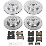 Power Stop 07-09 Lexus LS460 Front & Rear Z23 Evolution Sport Brake Kit (1x psbK4689, 1x psbK4686) thumbnail 4
