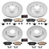 Power Stop 06-12 Ford Fusion Front & Rear Z17 Evolution Geomet Coated Brake Kit (1x psbCRK2450, 1x psbCRK199) thumbnail 4