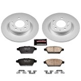Power Stop 06-12 Ford Fusion Front & Rear Z17 Evolution Geomet Coated Brake Kit (1x psbCRK2450, 1x psbCRK199) thumbnail 9