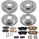 Power Stop 06-09 Hyundai Azera Front & Rear Autospecialty Brake Kit (1x psbKOE5209, 1x psbKOE4646) thumbnail 4