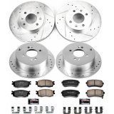 Power Stop 06-07 Hyundai Accent Front & Rear Z23 Evolution Sport Brake Kit (1x psbK4652, 1x psbK4653) thumbnail 2