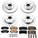 Power Stop 04-11 Mitsubishi Endeavor Front & Rear Z17 Evolution Geomet Coated Brake Kit (1x psbCRK5260, 1x psbCRK5258) thumbnail 4