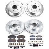 Power Stop 04-06 Mazda MPV Front & Rear Z23 Evolution Sport Brake Kit (1x psbK1184, 1x psbK4601) thumbnail 4