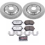 Power Stop 03-10 Audi A8 Quattro Front & Rear Z26 Street Warrior Brake Kit (1x psbK4562-26, 1x psbK4570-26) thumbnail 6