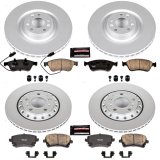 Power Stop 03-10 Audi A8 Quattro Front & Rear Z23 Evolution Sport Coated Brake Kit (1x psbCRK4562, 1x psbCRK4570) thumbnail 4