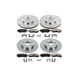 PowerStop Z17 Evolution Plus Stock Replacement Brake Kits KOE1543 Pads/Rotors, Front/Rear, Solid Surface Rotors, Ceramic Pads, Buick, Cadillac, Oldsmobile, Pontiac, Kit thumbnail 5