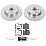 Power Stop 00-03 Mercedes-Benz CL500 Front & Rear Z26 Street Warrior Brake Kit (1x psbK5235-26, 1x psbK6201-26) thumbnail 9