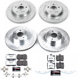Power Stop 00-02 Mercedes-Benz S430 Front & Rear Z26 Street Warrior Brake Kit (1x psbK2997-26, 1x psbK5235-26) thumbnail 4