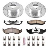 Power Stop 99-01 Jeep Cherokee Front & Rear Z36 Truck & Tow Brake Kit (1x psbKOE15327DK, 1x psbK2152-36) thumbnail 2