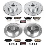 Power Stop 98-02 Ford Crown Victoria Front & Rear Z23 Evolution Sport Brake Kit (1x psbK1331, 1x psbK1335) thumbnail 8
