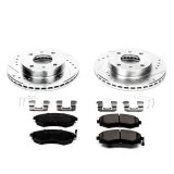 Power Stop 91-96 Infiniti G20 Front & Rear Z23 Evolution Sport Brake Kit (1x psbK656, 1x psbK740) thumbnail 2