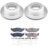 Power Stop 06-09 Ford LCF Front & Rear Z17 Coated Brake Kit (4x psbAR85114EVC, 2x psb17-1066) thumbnail 3