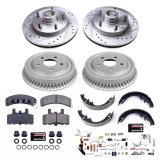 Power Stop 94-99 Dodge Ram 1500 Front & Rear Z23 Evolution Sport Brake Kit (1x psbKOE15283DK, 1x psbK4875) thumbnail 7