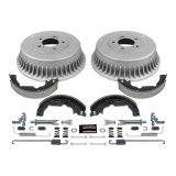PowerStop Autospecialty Stock Replacement Disc and Drum Brake Kits for 1993-2002 QUEST, VILLAGER - KOE15131DK Kits, Replacement, Solid Surface Front Rotors, Rear Drums, Pads Shoes, Nissan, Mercury, Kit thumbnail 5