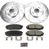 Power Stop 15-19 Kia Sedona Front & Rear Z23 Evolution Sport Brake Kit (1x psbK7218, 1x psbK7213) thumbnail 9