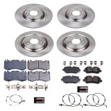 Power Stop 18-21 Land Rover Range Rover Front & Rear Autospecialty Brake Kit (1x psbKOE8385, 1x psbSW-1692, 2x psbEBR1409, 1x psb17-1426) thumbnail 1