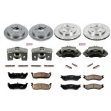 Power Stop 97-00 Ford Expedition Front & Rear Autospecialty Kit w/Cals (Bundled Kit) thumbnail 2